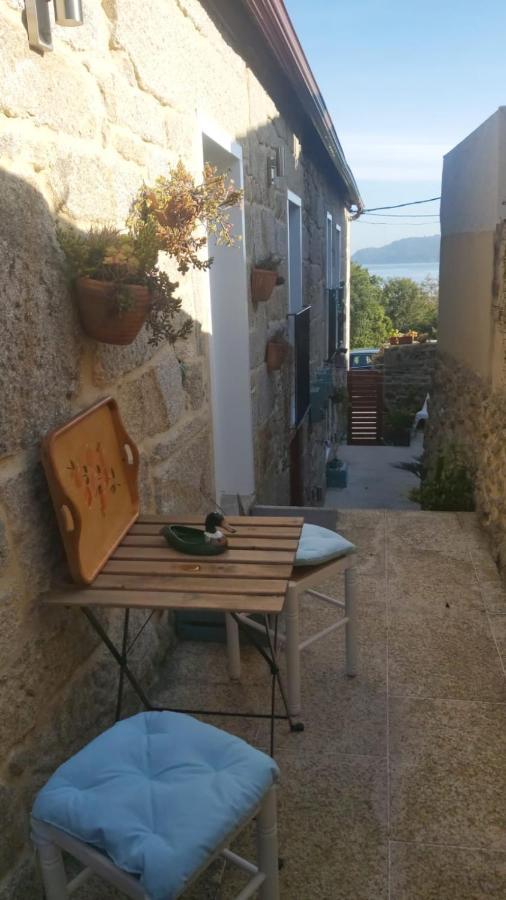 Vivienda Con Terraza En Playas De Baiona公寓 外观 照片