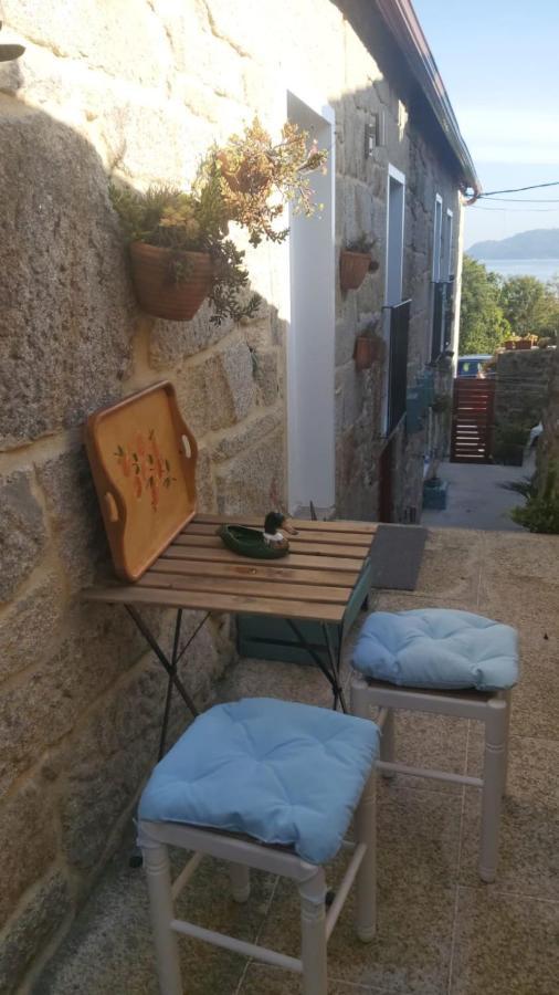 Vivienda Con Terraza En Playas De Baiona公寓 外观 照片