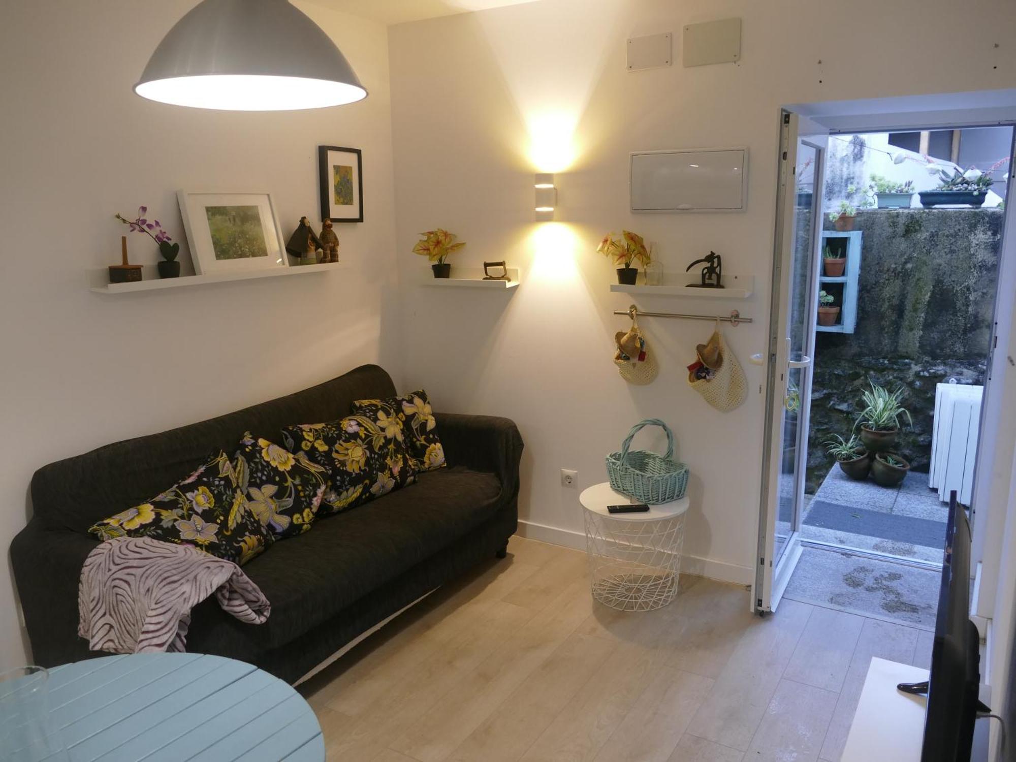 Vivienda Con Terraza En Playas De Baiona公寓 外观 照片